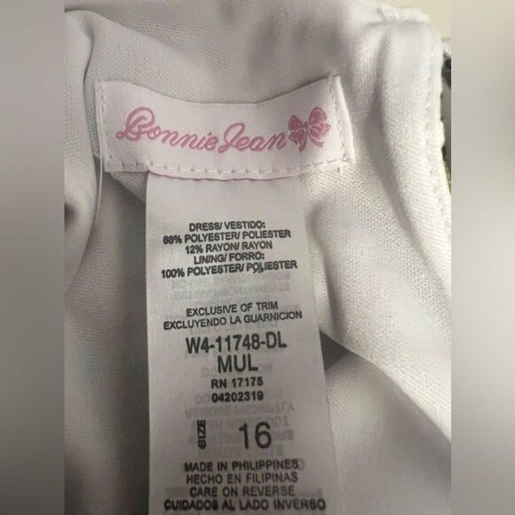 NWT Bonnie Jean Girls Floral Dress, size 16 - Picture 2 of 8